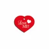 Фирменная табличка для ожерелья Imarc Heart Красный