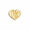Фирменная табличка для ожерелья Imarc Heart Жёлтый Оранжевый