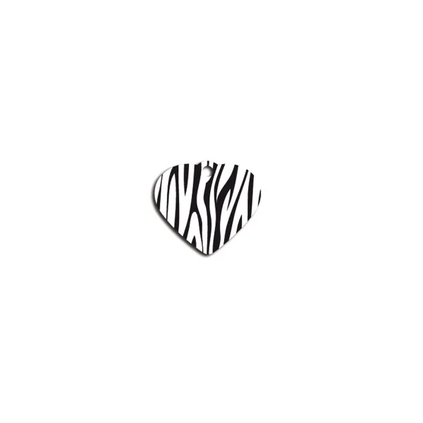 Identification plate for collar Imarc Heart Black