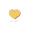 Kauluksen tunnistuskilpi Imarc Heart Keltainen