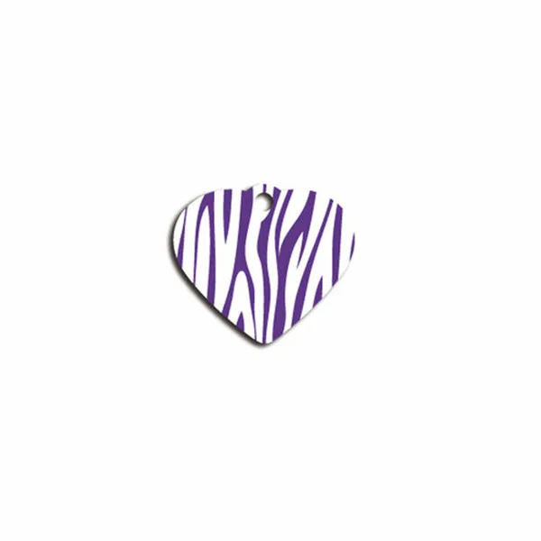 Kauluksen tunnistuskilpi Imarc Heart Seepra Liila
