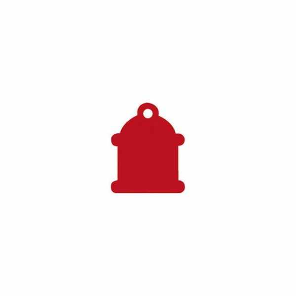 Identification plate for collar Imarc Classic Red