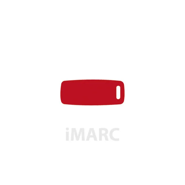 Apkakles identifikācijas plāksne Imarc Baggage Sarkans