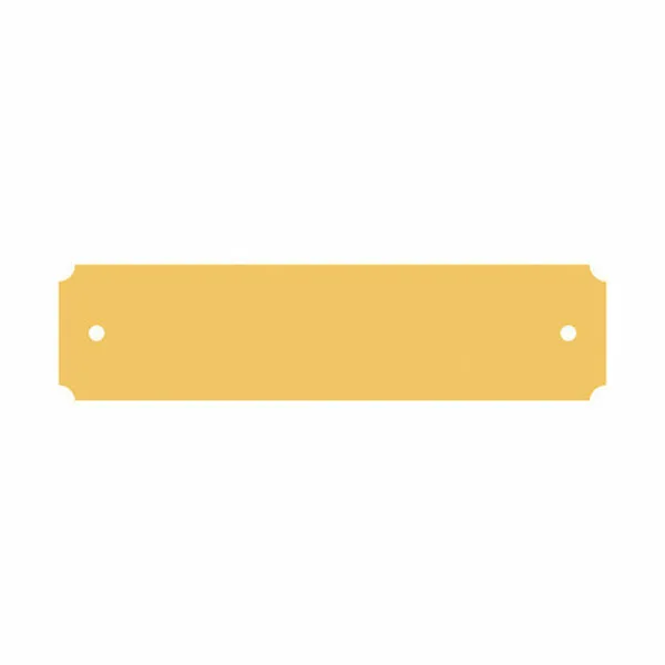 Identification plate for collar Imarc Stable Yellow