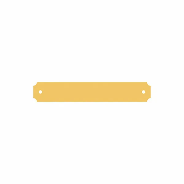 Identification plate for collar Imarc Mounts Yellow