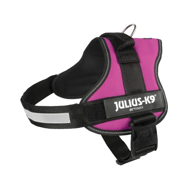 Koiran valjaat Trixie Power Fuksia M/L