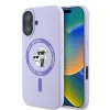 Karl Lagerfeld Silicone Karl & Choupette Ring MagSafe - Case iPhone 16 Plus (purple)