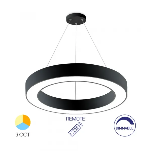 BRY-BLADE-PD-RND-BLC-45W-RMT-CEILING LIGHT