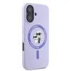 Karl Lagerfeld Silicone Karl & Choupette Ring MagSafe - Case iPhone 16 Plus (purple)