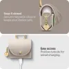 Spigen Cyrill Mini Bag - Case with Strap for Apple AirPods 4 (Beige)