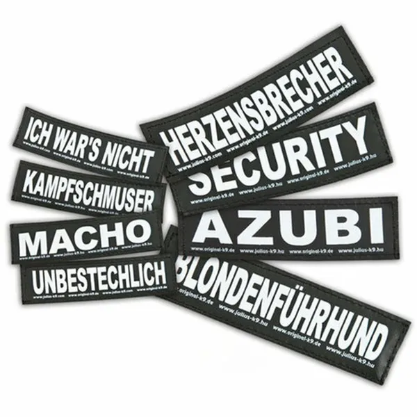 Siksnas etiķetes Julius K9 GIFTZWERG S Balts Melns