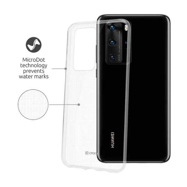 Crong Crystal Slim Cover - Huawei P40 Case (Transparent)