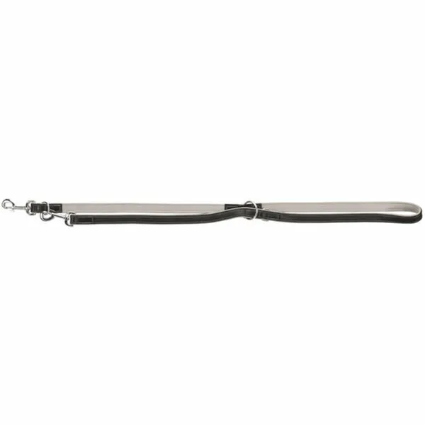 Adjustable dog leash Trixie Black Grey S/M 2 m