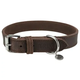 Suņa kaklasiksna Trixie Rustic Tumši brūns M/L 42-48 cm
