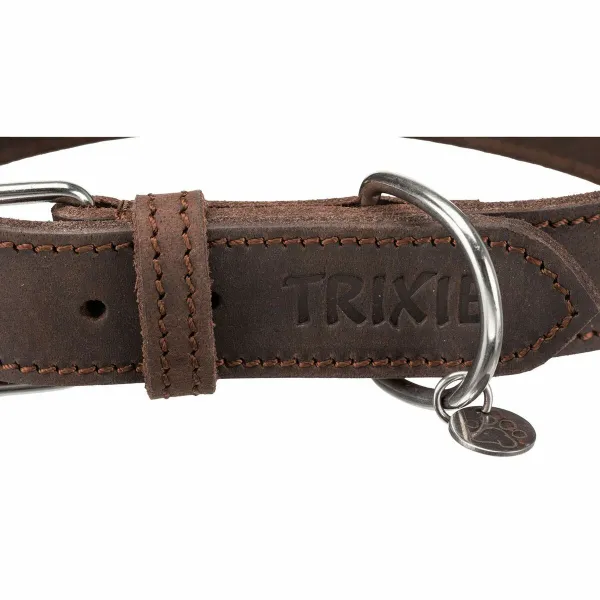 Собачий ошейник Trixie Rustic Темно-коричневый L 48-56 cm