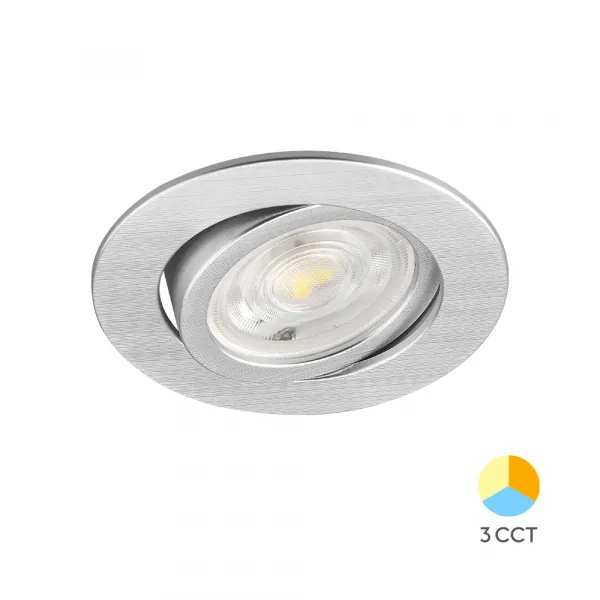 BRY-SPOTLED G3-7W-RND-SLV-3IN1-LED SPOTLIGHT