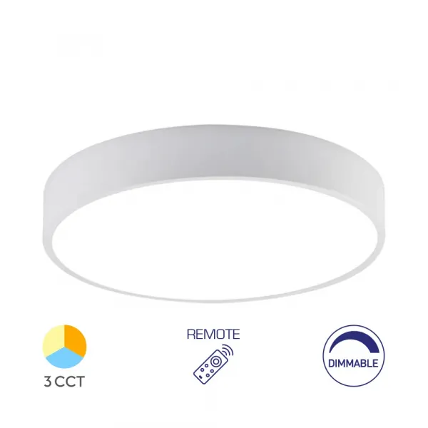 BRY-BLADE-SR-RND-WHT-45W-RMT-CEILING LIGHT