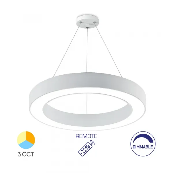 BRY-BLADE-PD-RND-WHT-45W-RMT-CEILING LIGHT