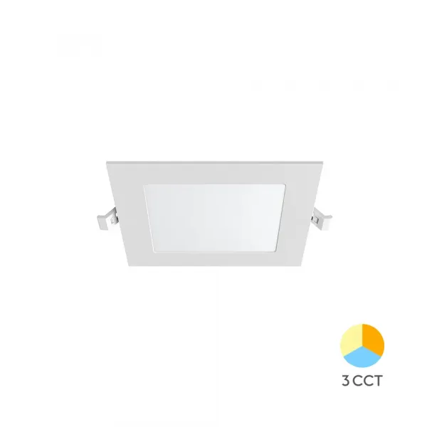 BRY-SMD-CSP-6W-SQR-4INC-WHT-3IN1-LED PANEL LIGHT