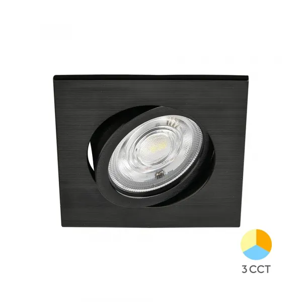 BRY-SPOTLED G3-7W-SQR-BLC-3IN1-LED SPOTLIGHT