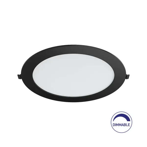 BRY-SMD-CRP-18W-RND-DIM-8INC-BLC-4000K-LED PANEL