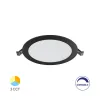 BRY-SMD-CRP-12W-RND-DIM-8INC-BLC-3IN1-LED PANEL