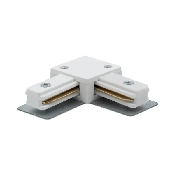 BRY-L-2WRS-WHT-TRACK RAIL CONNECTOR