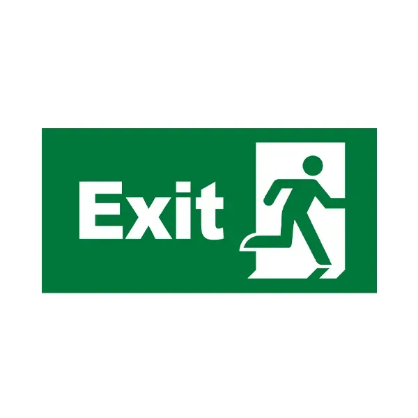 BRY-EXIT SING-EXIT DOOR-STICKER