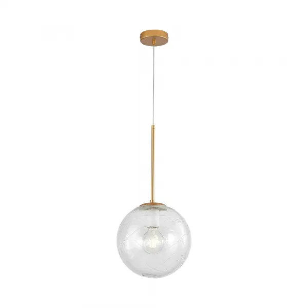 BRY-S002R-1H-1xE27-GLD-PENDANT LIGHT