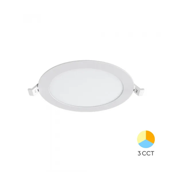 BRY-SMD-CRP-12W-RND-6INC-WHT-3IN1-LED PANEL