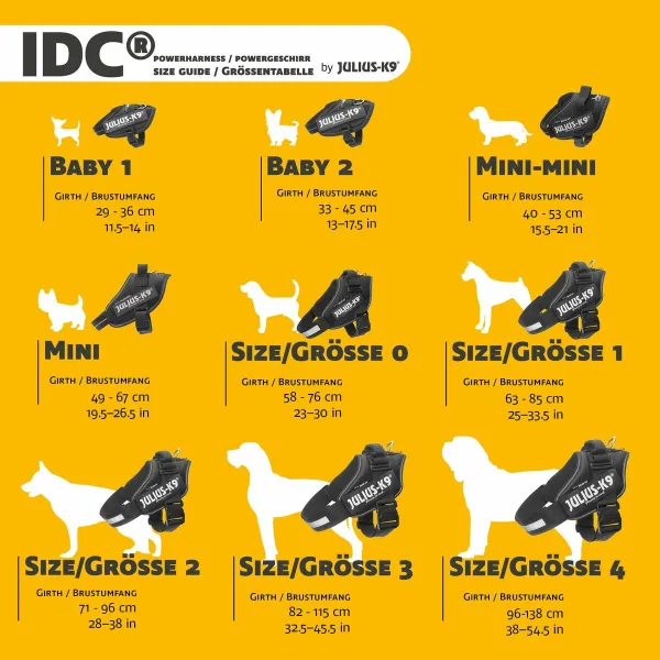 Dog Harness Julius K9 IDC Black L 1