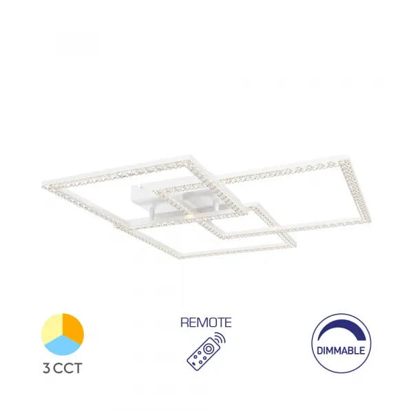 BRY-CRYSTAL-B-80W-3IN1-RMT-WHT-CEILING LIGHT