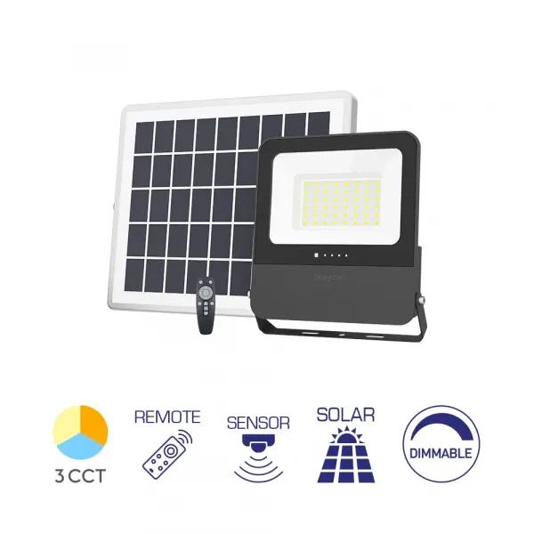 BRY-SOLAR PL-15W-3IN1-RMT-IP65-SOLAR FLOODLIGHT