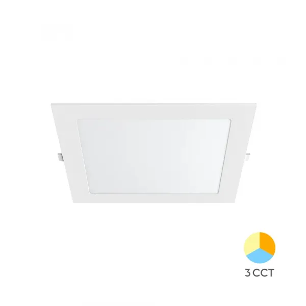 BRY-SMD-CSP-12W-SQR-6INC-WHT-3IN1-LED PANEL LIGHT