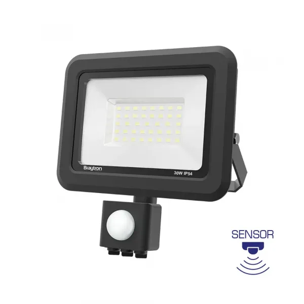 BRY-FLOOD-SC-30W-GRY-6500K-SNS-IP54-LED FLOODLIGHT