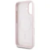 Karl Lagerfeld Silicone Double Heads And Circle MagSafe - Case for iPhone 16 (pink)