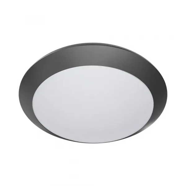 BRY-NAPOLI-1xE27-PC-GRY-IP65-CEILING LIGHT