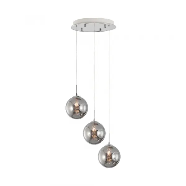 BRY-S003R-3H-3xG9-SMK-PENDANT LIGHT