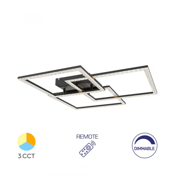 BRY-CRYSTAL-B-80W-3IN1-RMT-BLC-CEILING LIGHT