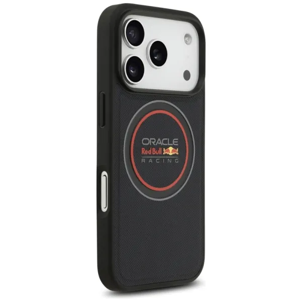 Red Bull Meshed Logo And Red Ring MagSafe - iPhone 17 Pro Case (Navy Blue)