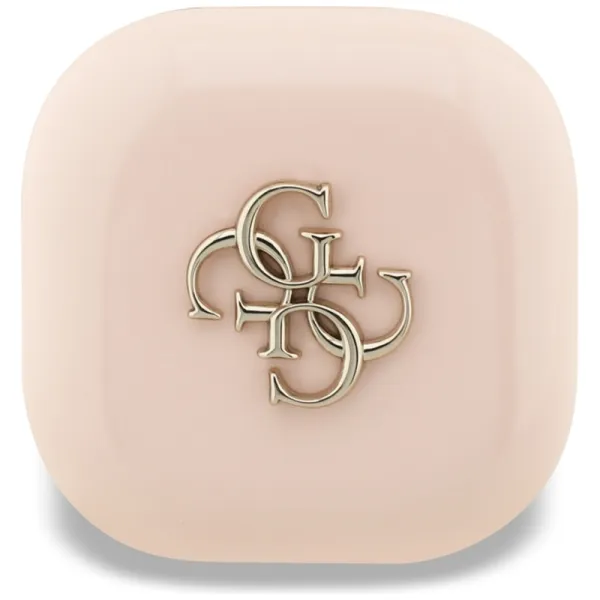 Guess 4G Metal Logo - TWS Bluetooth Earphones + Charging Case (Pink)