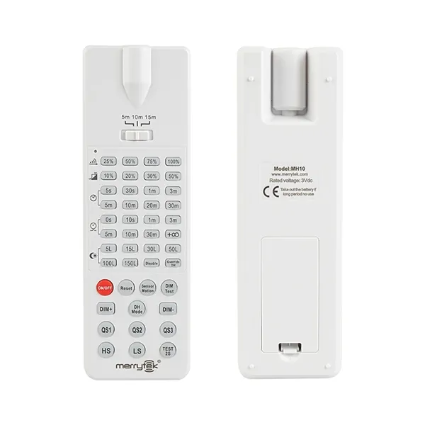 Triproof Remote (re-set hold time, stand-by period, stand-by dimming level)