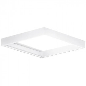 Backlit Surface mounting Frame, white, for 620*620 panel light, screw free