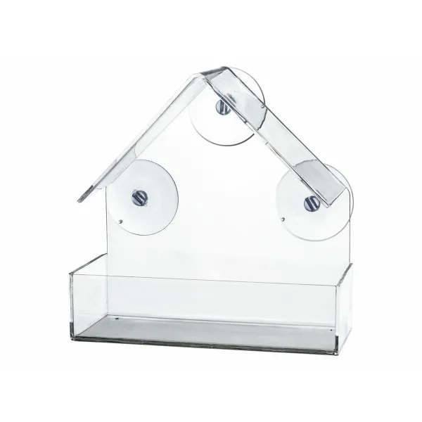 Lintujen syöttölaite Trixie Läpinäkyvä 225 ml 15 × 15 × 6 CM