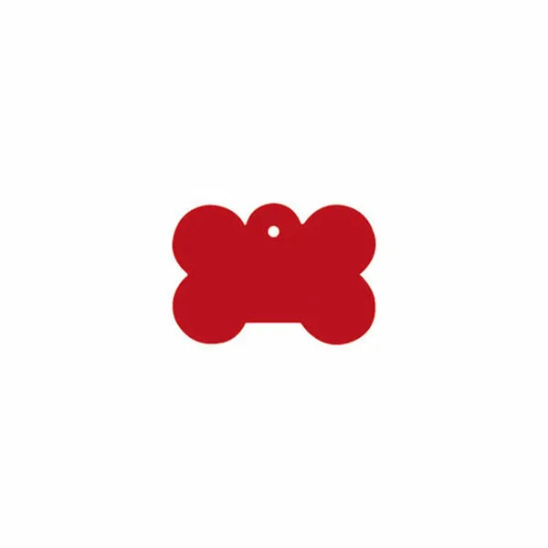 Identification plate for collar Imarc Bone Red
