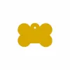 Identification plate for collar Imarc Bone Yellow Golden