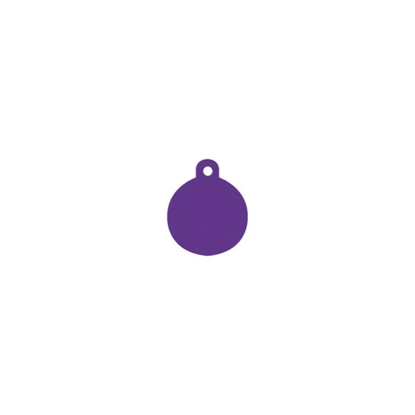 Kauluksen tunnistuskilpi Imarc Circle Liila