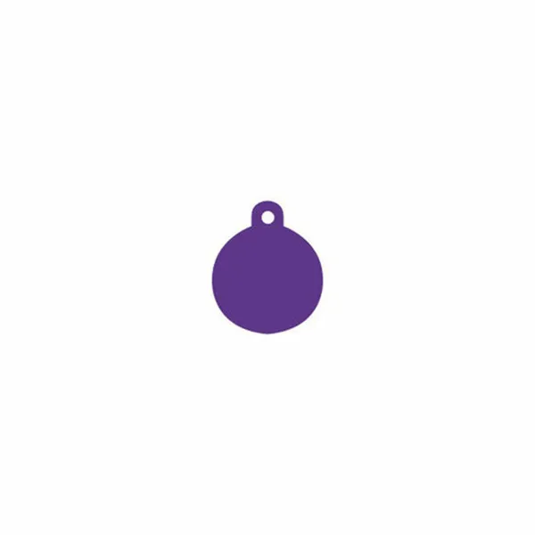 Apykaklės identifikavimo lentelė Imarc Circle Alyvinė