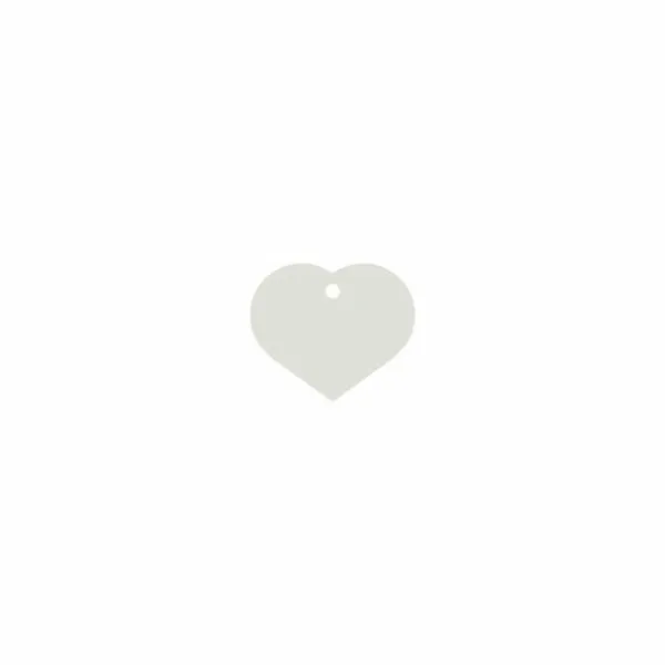 Kauluksen tunnistuskilpi Imarc Heart Valkoinen