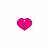 Kauluksen tunnistuskilpi Imarc Heart Pinkki